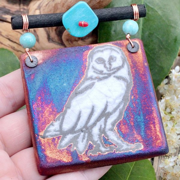 Raku Dreamcatcher Tile For Cheap - Image 5