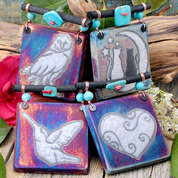Raku Dreamcatcher Tile For Cheap