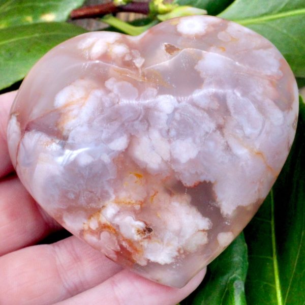 Flower Agate Heart on Sale - Image 2