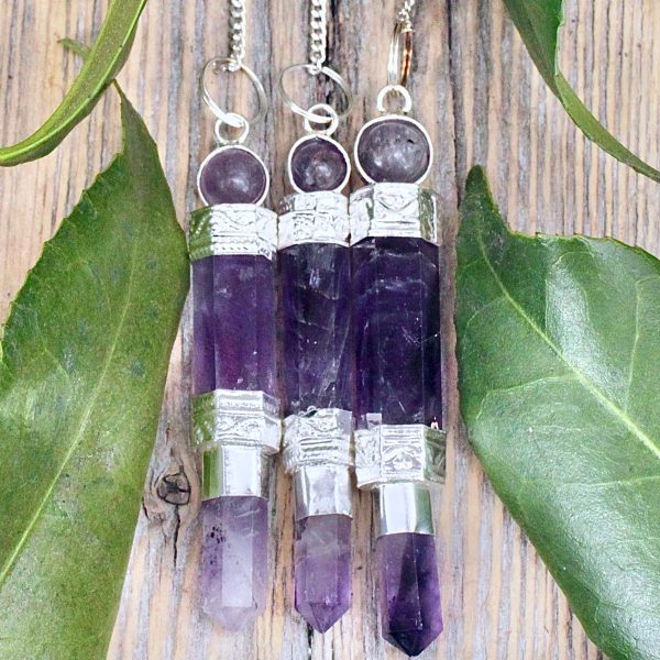 Amethyst Wand Pendulum For Discount