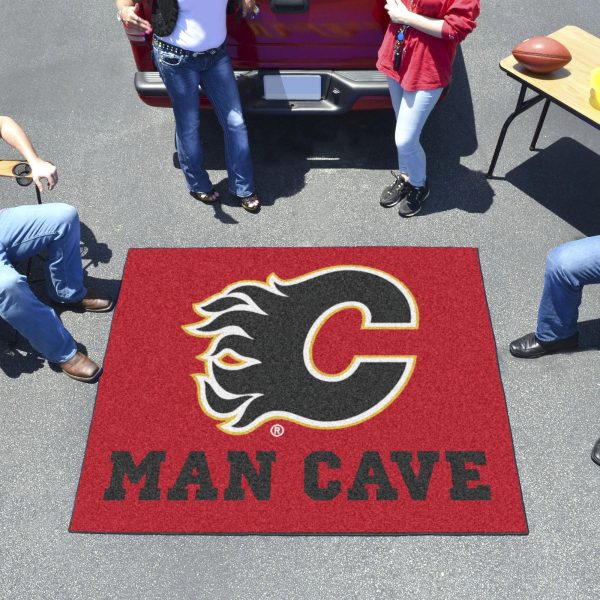 Calgary Flames Man Cave Tailgater 59.5 x71  Cheap