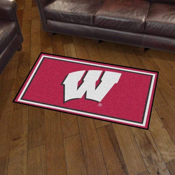 Wisconsin Badgers 3x5 Rug 36 x 60  For Sale