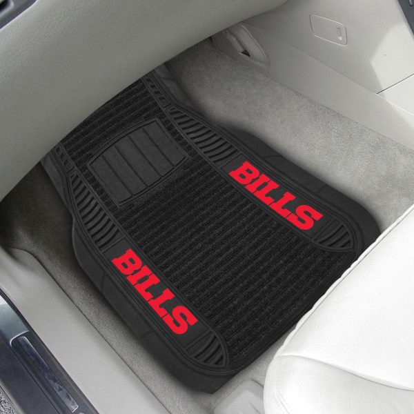 Buffalo Bills 2 pc Deluxe Car Mat Set 21 x27  Cheap