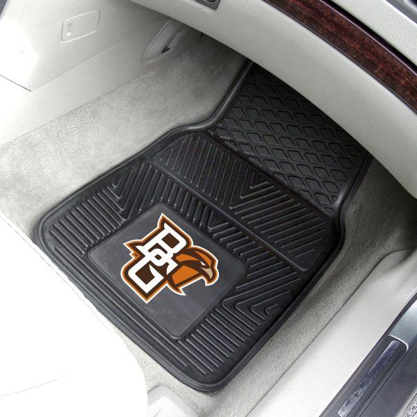 Bowling Green Falcons 2 pc Vinyl Car Mat Set 17 x27  Hot on Sale