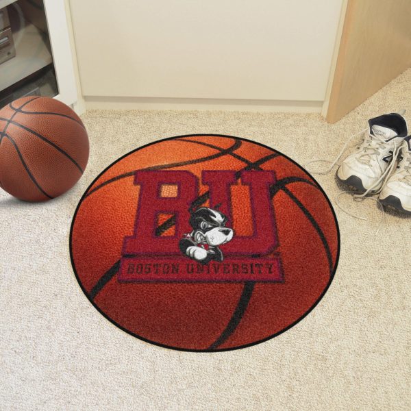 Boston University Terriers Basketball Mat 27  diameter on Sale