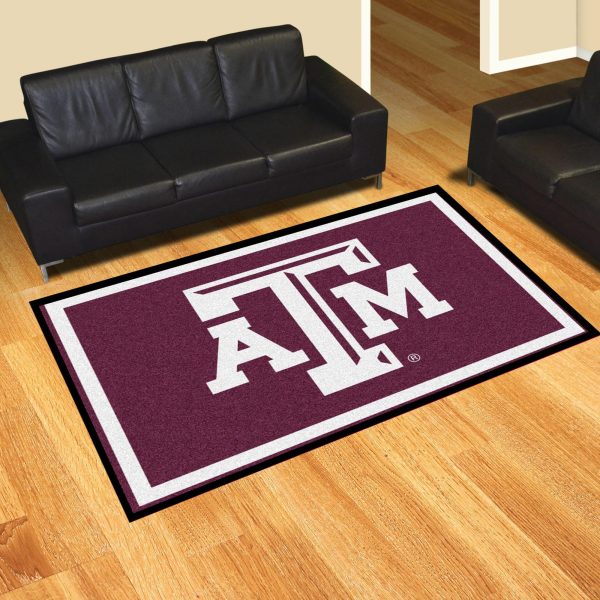 Texas A&M Aggies 5x8 Rug 59.5 x88  For Cheap