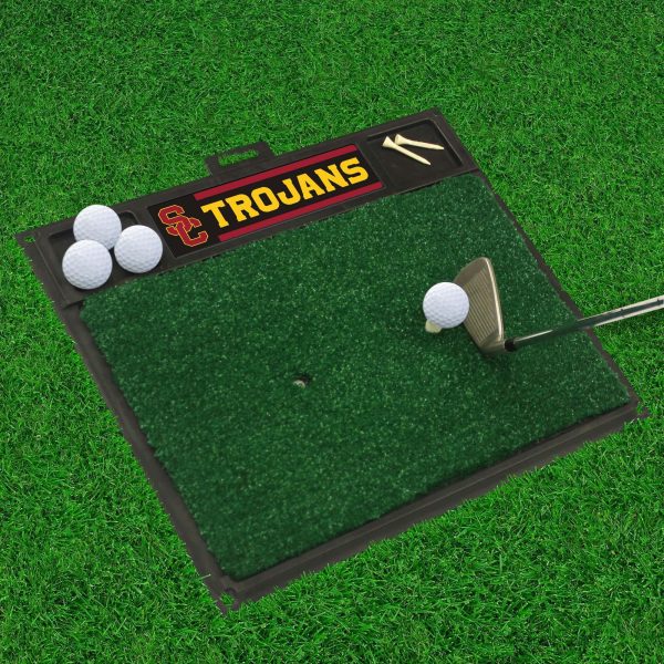 USC Trojans Golf Hitting Mat 20  x 17  For Sale