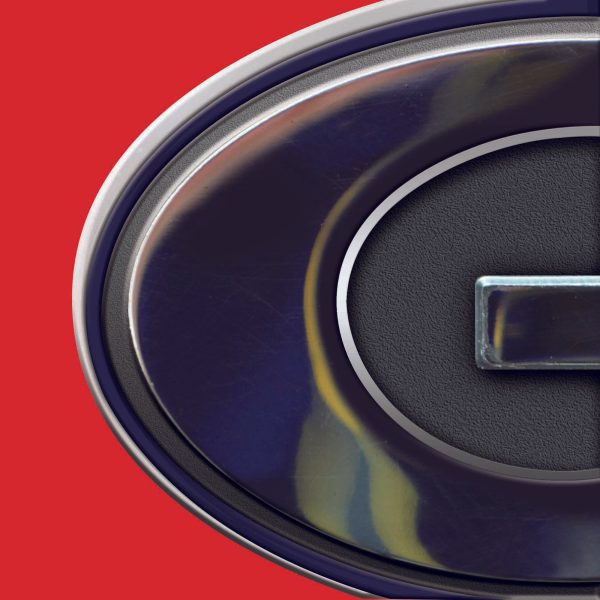 Wisconsin Badgers Chrome Emblem 3 x3.2  Sale - Image 2