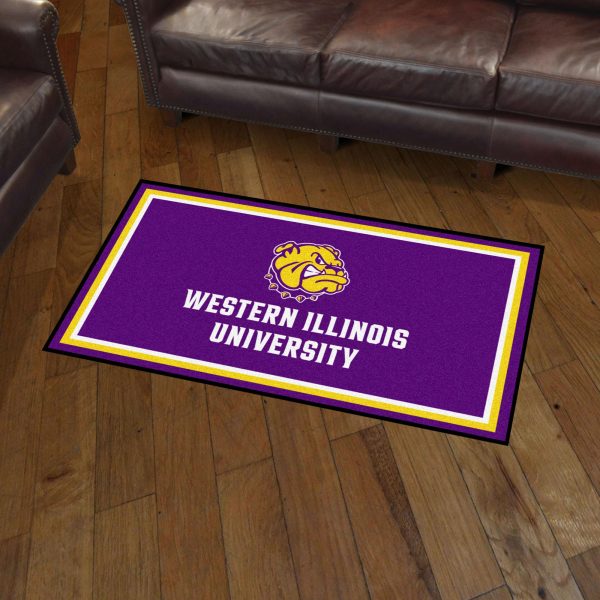 Western Illinois Leathernecks 3x5 Rug 36 x 60  Online now