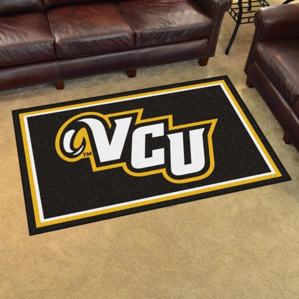 Virginia Commonwealth Rams 4x6 Rug 44 x71  on Sale