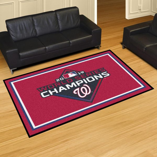 Washington Nationals 2019 World Series Champions 5x8 Rug Online Sale