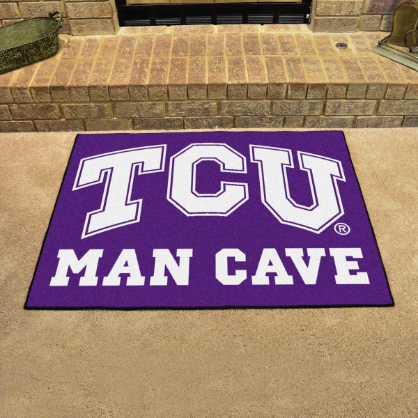 Texas Christian Horned Frogs Man Cave All Star 33.75 x42.5  For Sale