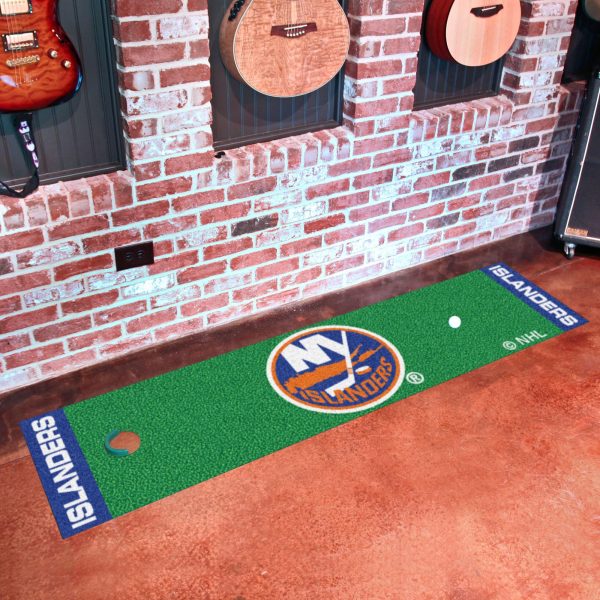 New York Islanders Putting Green Mat 18 x72  For Cheap