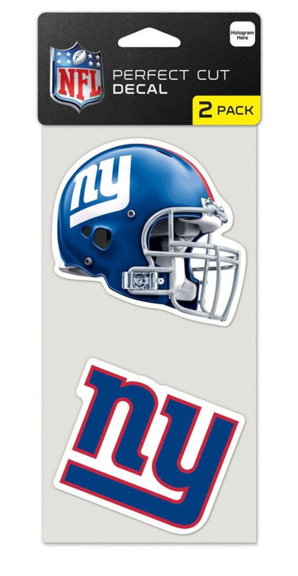 New York Giants Set of 2 Die Cut Decals Sale