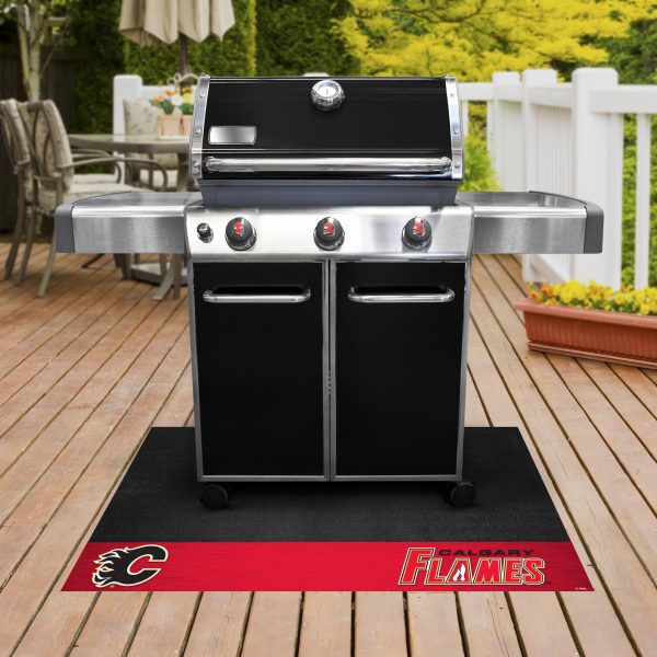 Calgary Flames Grill Mat 26 x42  Online now