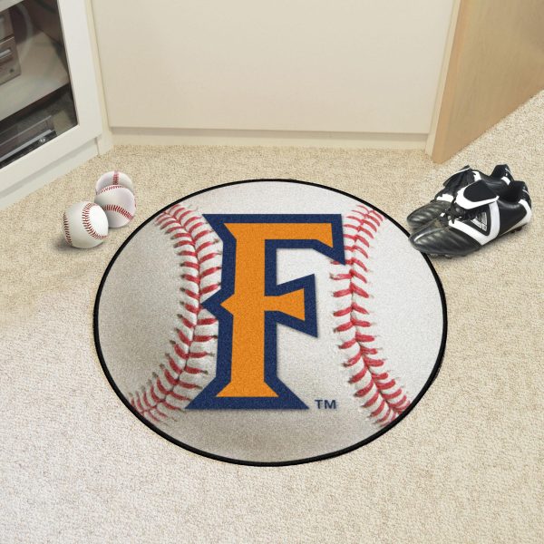 Cal State - Fullerton Titans Baseball Mat 27  diameter Cheap