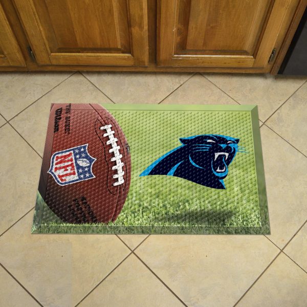 Carolina Panthers Scraper Mat 19 x30  Online Hot Sale