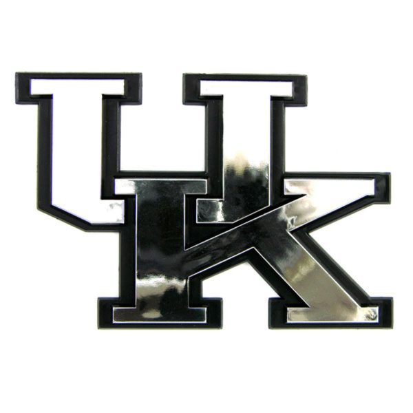 Kentucky Wildcats Auto Emblem Silver Online Sale