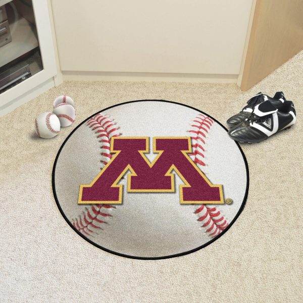 Minnesota Golden Gophers Baseball Mat 27  diameter For Cheap
