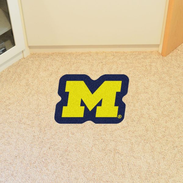 Michigan Wolverines Mascot Mat 38.5  x 30  Cheap