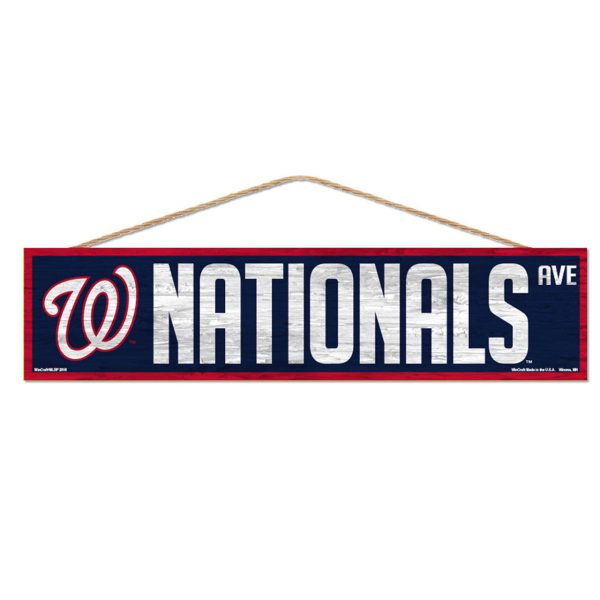 Washington Nationals Sign 4x17 Wood Avenue Design Cheap