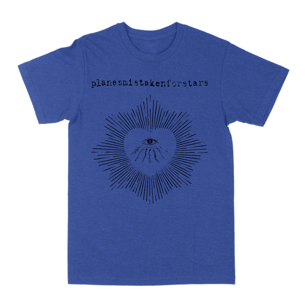 Planes Mistaken For Stars  Heart Of Horus  Heather Royal T-Shirt on Sale - Image 2